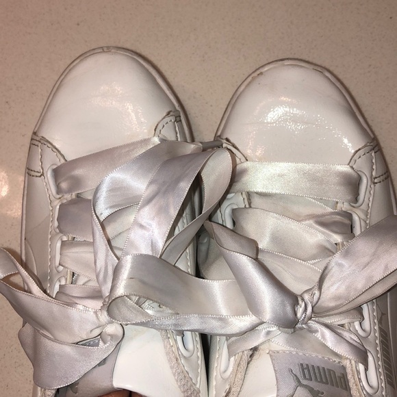 White Puma Sneakers - Picture 2 of 6